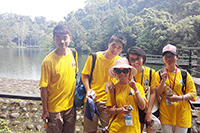 Students visits Cihu to understand the preservation of its ecological environment. (The 4th Green Summer Camp under Cross-Strait Green University Consortium)